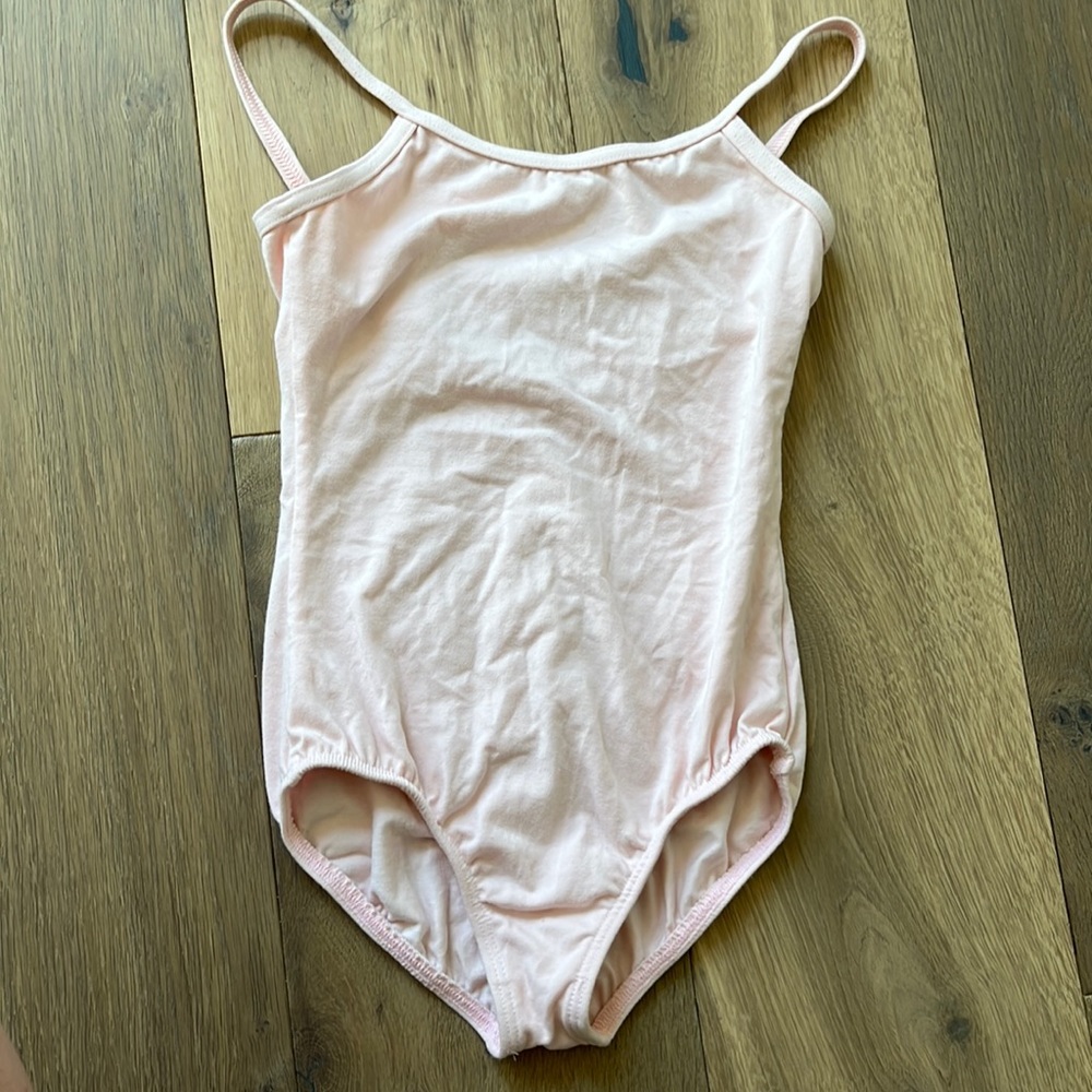 Girls pink leotard - size girls 12-14